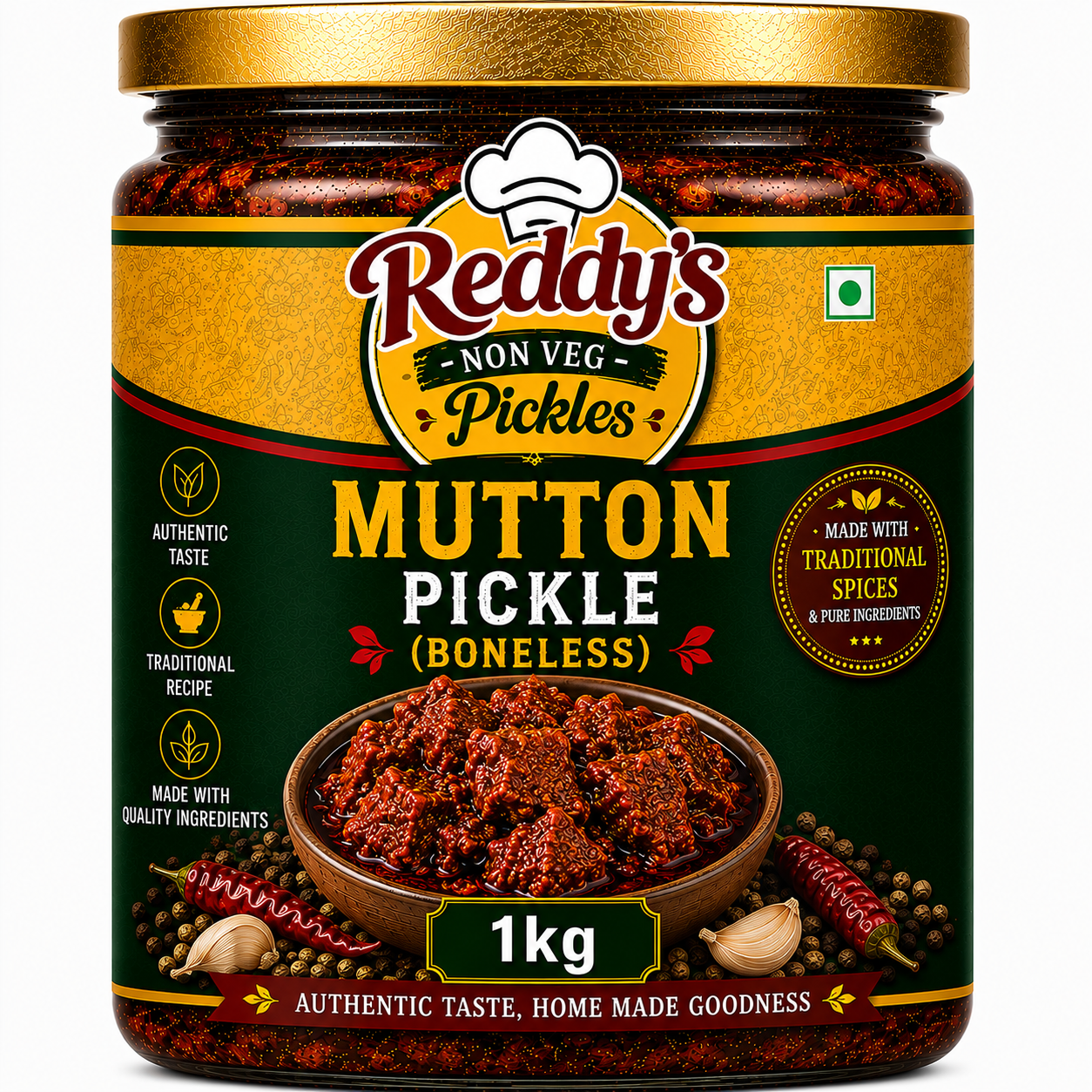 Mutton pickle (Boneless)